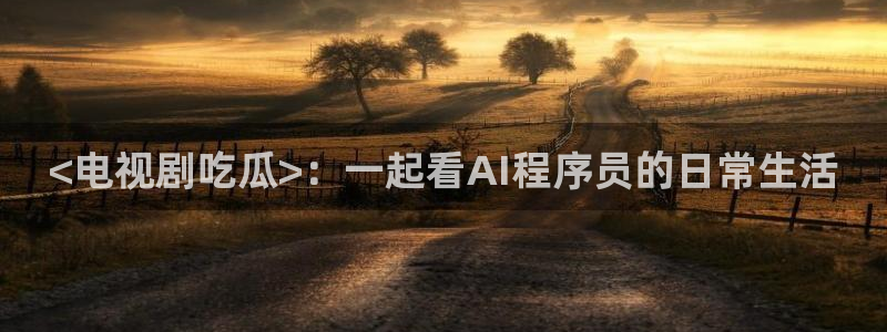 吃瓜事件：<电视剧吃瓜>：一起看AI程序员的日常生活