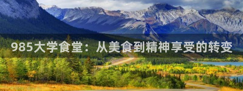 51吃瓜安卓下载：985大学食堂：从美食到精神享受的转变